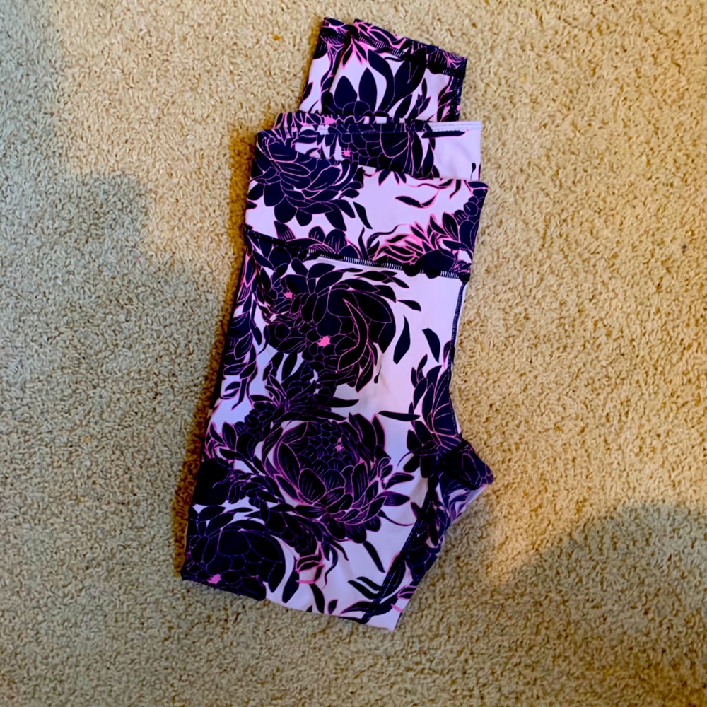 Pink Rose Leggings